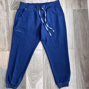 Figs Blue Track Pants
